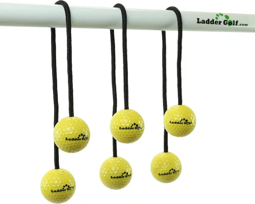 Vista 2 de Ladder Golf Official Hard Bolas, 3PK Rojo
