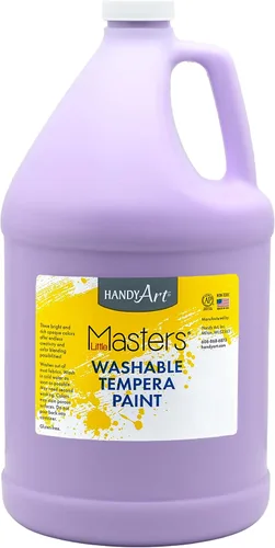 Vista 17 de Handy Art Little Masters - Pintura lavable, 16 onzas, color negro Bright & Mixable, High Opacity, Washable Colors for Classroom, Students, Kids