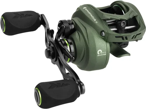 Vista 10 de KastKing Spartacus II Baitcasting Fishing Reel, 6oz Ultralight Baitcaster Reel, Super Smooth with 17.6 LB Carbon Fiber Drag, 7.2:1 Gear Ratio, 39mm