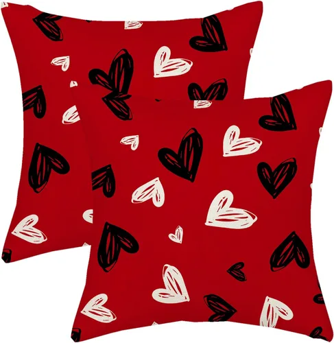 Vista 67 de Juego de 2 fundas de almohada para el 4 de julio, 16 x 16 pulgadas, Día de la Independencia, Día de los Caídos, decoración al aire libre, almohadas