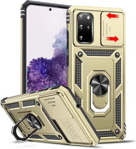 Vista 173 de LeYi Funda para Moto G Stylus 2022 4G (no compatible con 5G), funda para Moto G Stylus con 2 protectores de pantalla, funda protectora de grado Oro