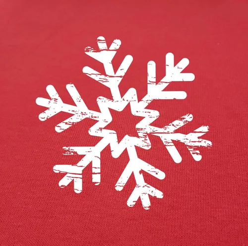 Vista 2 de Christmas Snowflake Novelty Xmas Graphic T-Shirt