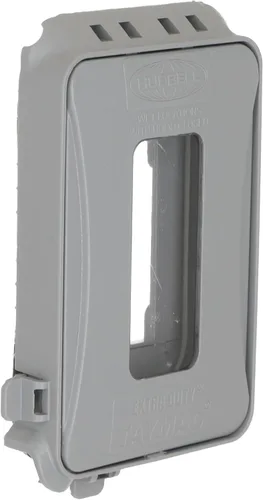 Vista 8 de Hubbell-Bell - Cubierta de enchufe horizontal y vertical, resistente a la intemperie, ampliable, perfil bajo, extraresistente mientras está en uso