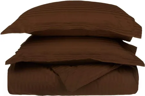 Vista 11 de LaxLinen Juego de funda de edredón de 3 piezas (1 funda de edredón con 2 fundas de almohada) 100% algodón de calidad suave, con cierre