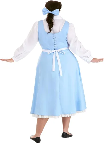 Vista 6 de La Bella y la Bestia - Vestido de disfraz azul de Belle