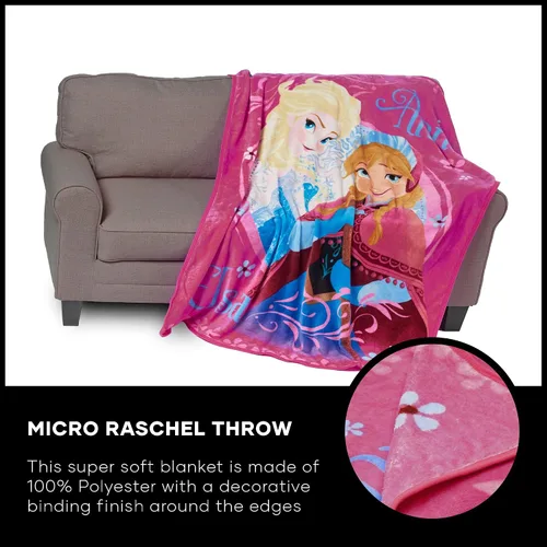 Vista 6 de Northwest Frozen Loving Sisters Manta de micro raschel, 46 x 60 pulgadas