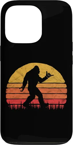 Vista 10 de Funny Shaka Aloha Bigfoot Surfer Believe Dude! Graphic Case for iPhone 17