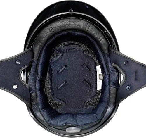 Vista 5 de VCOROS VHF04 - Casco de motocicleta para adultos, estilo retro, con cara abierta Adult Vintage Cruiser Motorcycle Helmet Retractable Sun Visor DOT