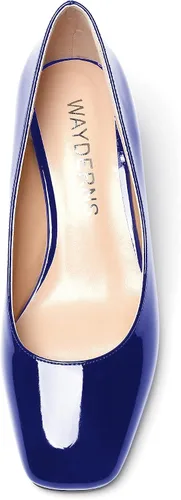 Vista 3 de WAYDERNS Zapatos de tacón bajo con cuña de tacón bajo para mujer de 2 pulgadas