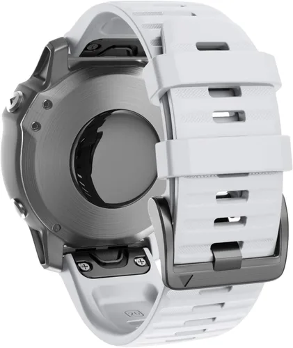 Vista 18 de ANCOOL Compatible con banda Fenix 6X/7X de 26mm Quickfit, correa de silicona suave de repuesto para relojes inteligentes Fenix 5X/Fenix 8 de Verde