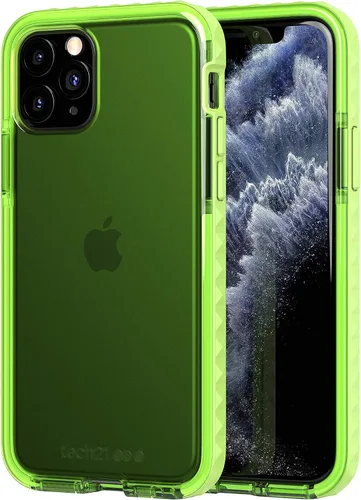 Vista 8 de tech21 Evo Rox - Funda antimicrobiana para Apple iPhone 11 Pro Max con protección contra caídas de 12 pies, color azul maíz