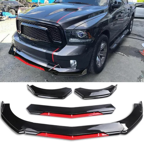 Vista 11 de DREAMOTOR Alerón Divisor Universal Ajustable para Parachoques Delantero de Automóvil, Labio Barbilla Spoiler, 4 Piezas, Protector Difusor Compatible