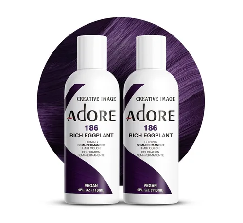 Vista 90 de Adore Tinte semipermanente verde para el cabello, vegano y sin crueldad, 4 onzas líquidas, 163 Green Apple (paquete de 1)