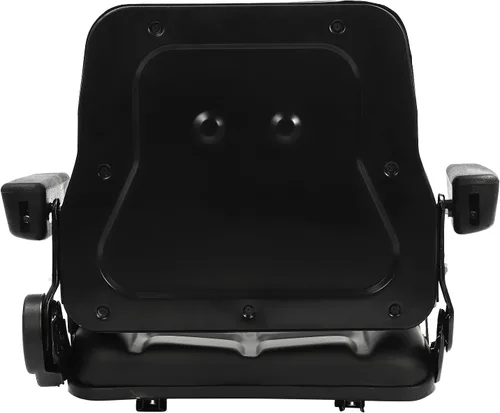 Vista 3 de Asiento de carretilla elevadora plegable universal con respaldo de ángulo ajustable, reposabrazos y cinturón de seguridad, asiento de carretilla