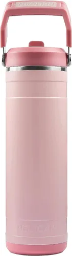 Vista 17 de Pelican Hydration Pelican Pacific™ - Vaso aislado al vacío de 26 onzas, acero inoxidable reciclado de doble pared de viaje con doble tapa, botella