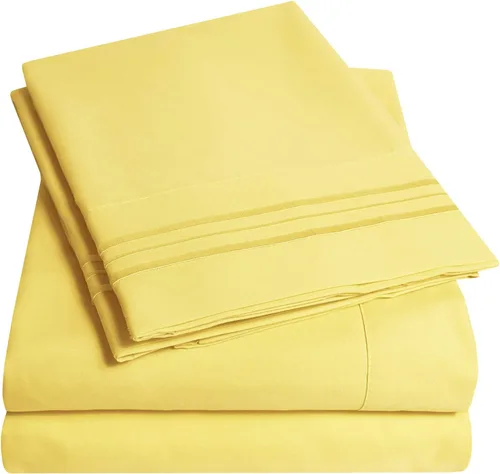 Vista 40 de 1500 Supreme Collection Juego de Sábanas de Bolsillo Extra Profundo - Sábanas de Cama Suaves de Lujo, Sin Arrugas, Ropa de Cama, Más de 40