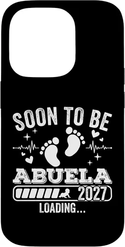 Vista 17 de Soon to Be Abuela 2027 Loading Pregnancy Announcement Case for iPhone 17