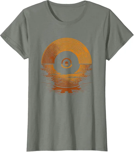 Vista 14 de Vinyl LP Records - Camiseta de vinilo Sunset Negro