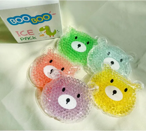 Vista 4 de 5 paquetes de hielo Boo Boo, paquete de hielo reutilizable, reducción de fiebre auxiliar, paquete frío caliente para lesiones, muelas del juicio