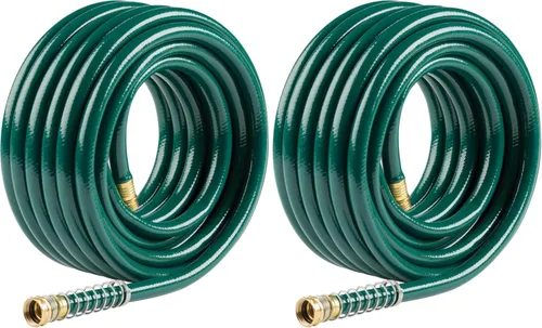 Vista 8 de Gilmour Flexogen Manguera de agua flexible de 5/8 pulgadas x 50 pies, manguera de jardín flexible para huertos, macizos de flores y aspersores