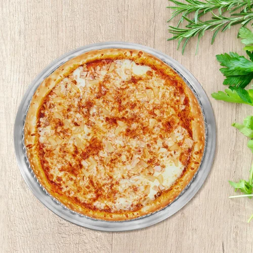 Vista 9 de SHERCHPRY Red de aluminio de la bandeja de la hornada de la pizza de 11 pulgadas de la malla perforada antiadherente de la pantalla para el uso