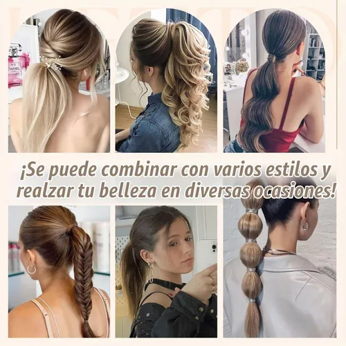 Vista 9 de Hetto Extensión de cola de caballo de cabello humano negro azabache Remy Clip envolvente seguro, mezcla invisible sin costuras, ligero, cómodo #1
