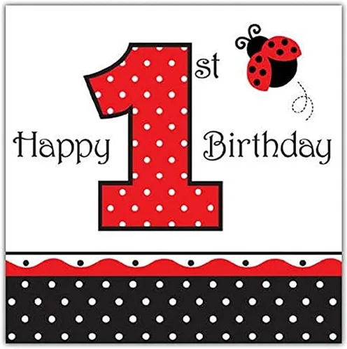 Vista 15 de Servilletas de papel de 16 unidades, Circus Time 1st Birthday