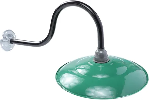 Vista 10 de 1 pantalla esmaltada estilo vintage lámpara de mesa cubierta de concha para lámpara al aire libre