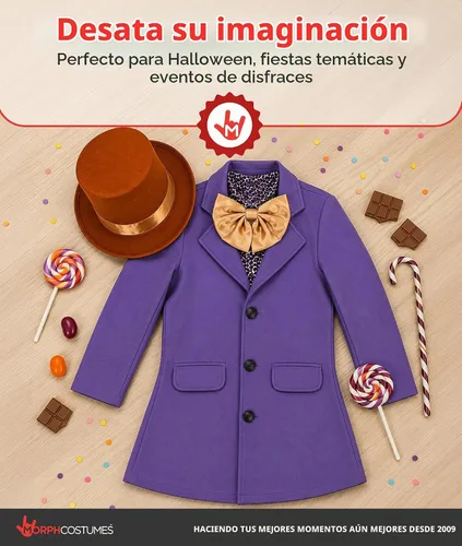 Vista 6 de fun shack Candy Factory Boss Costume Kids, Halloween Costumes for Kids