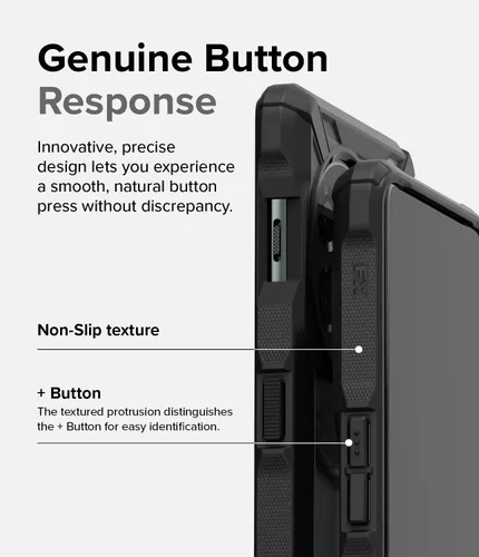 Vista 9 de Funda Ringke para OnePlus 11 5G [Fusion-X Negro] Parachoques aumentados, agarre cómodo, antideslizante, resistente, cubierta protectora a prueba