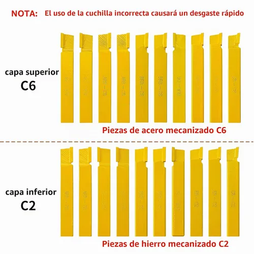 Vista 6 de 20 pc 1/2 "punta de carburo con punta de corte de broca de herramienta de corte conjunto