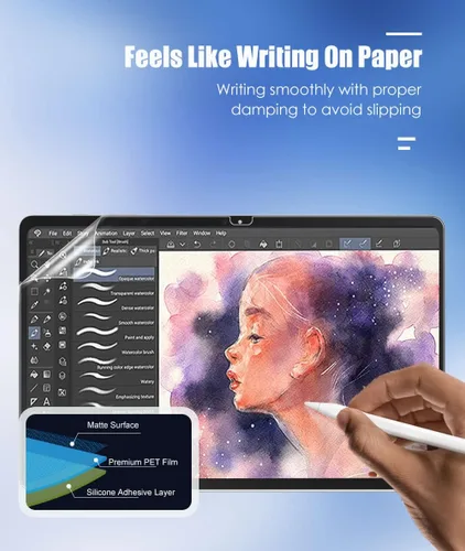 Vista 3 de MoKo Paquete de 1 protector de pantalla para Samsung Galaxy Tab S10 Plus de 12.4 pulgadas 2024/S9 FE Plus 5G/Tab S9 Plus/Tab S7 FE 5G/Tab S8 Plus