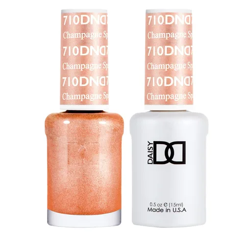 Vista 24 de DND - Juego de esmaltes de gel, colección beige nude, esmalte de gel UV/LED y esmalte de uñas secado al aire, dúo de esmalte a juego sin astillas