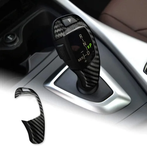 Vista 8 de AIRSPEED Cubierta interior de la perilla de la palanca de cambios para BMW M2 F87 M3 F80 M4 F82 M5 F83 F10 F12 F13 X5M F85 X6M F86 accesorios, fibra