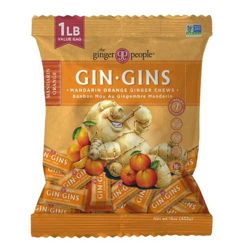 Vista 11 de GIN GINS Boost Red Magic Ginger Chews Soporte digestivo de 2 libras, 1 paquete