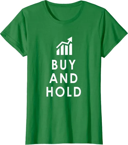 Vista 31 de Stocks Investing Buy and Hold Investor T-Shirt Asphalt Grey