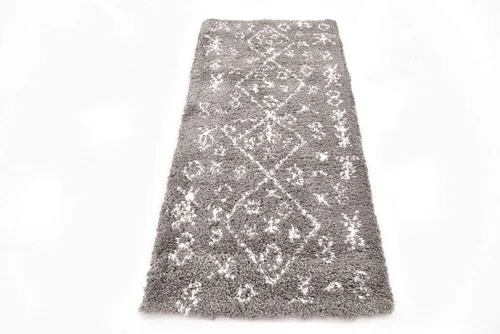 Vista 10 de Unique Loom Rabat Shag Collection - Alfombra moderna de felpa y diseño de nómada, de inspiración tribal marroquí y tribal