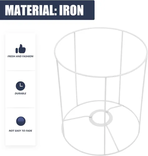 Vista 3 de Soporte de pantalla de hierro forjado Soporte de lámpara de bricolaje Marco de lámpara de bricolaje Herramienta de lámpara Marco de luz Soporte