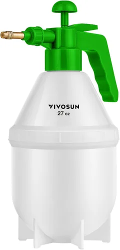 Vista 9 de VIVOSUN Pulverizador de bomba de 27 onzas, botella de rociador de agua de Rojo