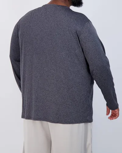 Vista 3 de Real Essentials Paquete de 3 Camiseta de manga larga y corta para hombre, tallas grandes y altas, para hombre (3XT-5XT)
