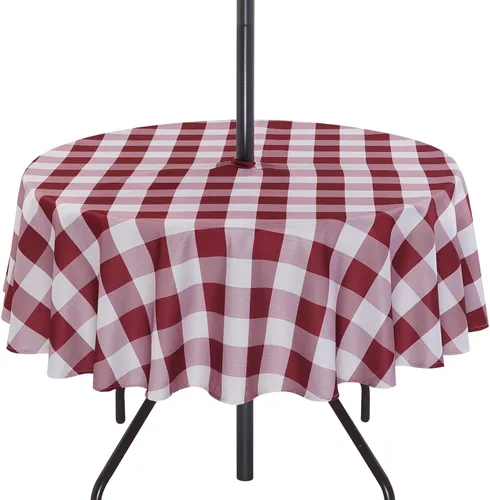 Vista 25 de Poise3EHome - Mantel impermeable antiderrames para exteriores e interiores, para camping, picnic, té de la tarde, asados, flores