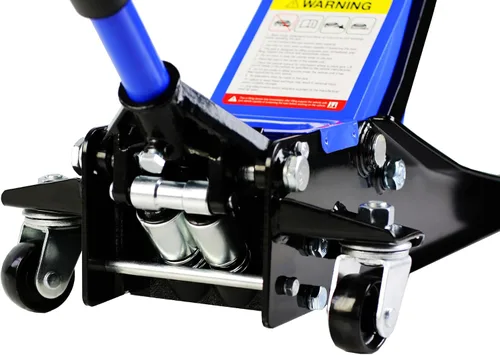 Vista 5 de PULLAFUN Gato de Piso de Perfil Bajo de 3 Toneladas Capacidad 6600 lbs con Pistón Doble, Bomba de Elevación Rápida de Acero Estable Rango de Altura