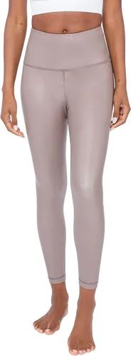 Vista 28 de 90 Degree By Reflex Leggings de cintura alta con forro polar de piel sintética de alto brillo y elástico