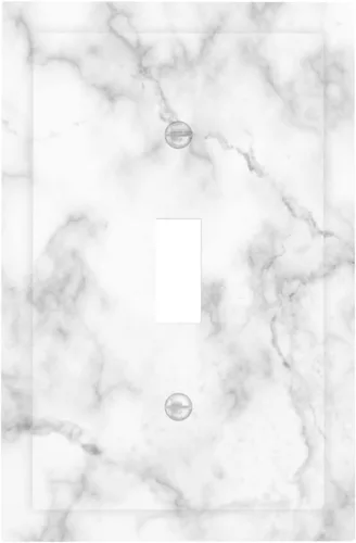 Vista 11 de Cubierta decorativa de interruptor de luz de mármol blanco y gris, placa frontal de plástico de 2 bandas para decoración de baño, hogar, dormitorio