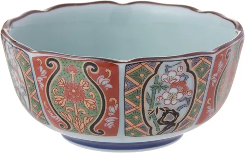 Vista 2 de RAO3Z Bol pequeño Ranchant, multicolor, diámetro 4.7 x 2.2 pulgadas (4.7 x 2.2 in), Nishikko Imari Arita Ware fabricado en Japón