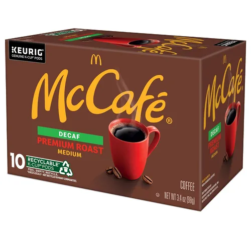 Vista 13 de McCafe Café descafeinado tostado premium, cápsulas Keurig K-Cup de una sola porción, descafeinado, 60 unidades, (6 paquetes de 10)