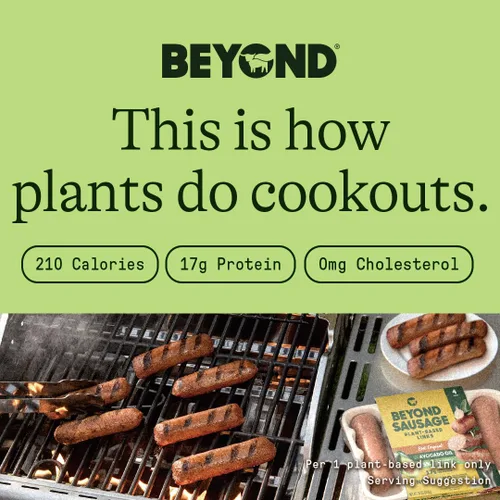 Vista 3 de Beyond Meat Beyond Sausage Salchichas de Cena a Base de Plantas, Brat Original 14 oz