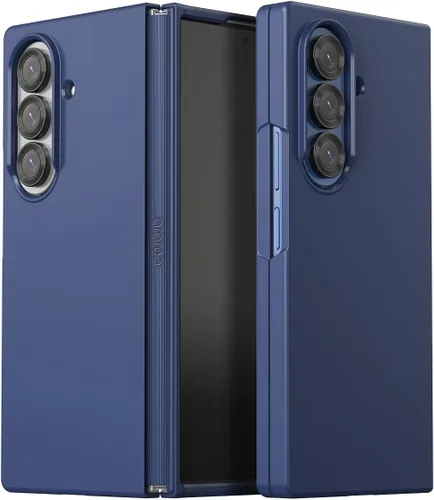Vista 9 de araree Aero Flex - Funda para Galaxy Z Fold Series con protección de bisagra, carcasa protectora delgada (PC) con protector de bisagra (TPU), Crema