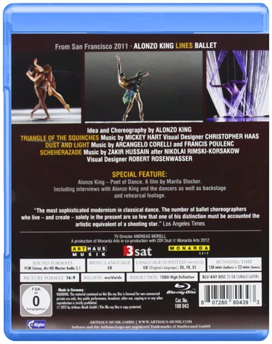 Vista 2 de Poulenc, Francis - Alonzo King Lines Ballet Blu-ray