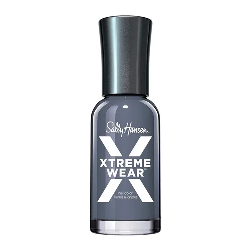 Vista 227 de Sally Hansen Xtreme Wear Esmalte de uñas sin rayas, acabado brillante, duradero, resistente a las astillas, transparente, color de uñas plateado 130